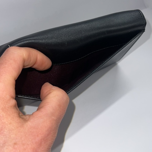 Vinci Large Black Leather Clutch Wallet - Picture 6 of 6